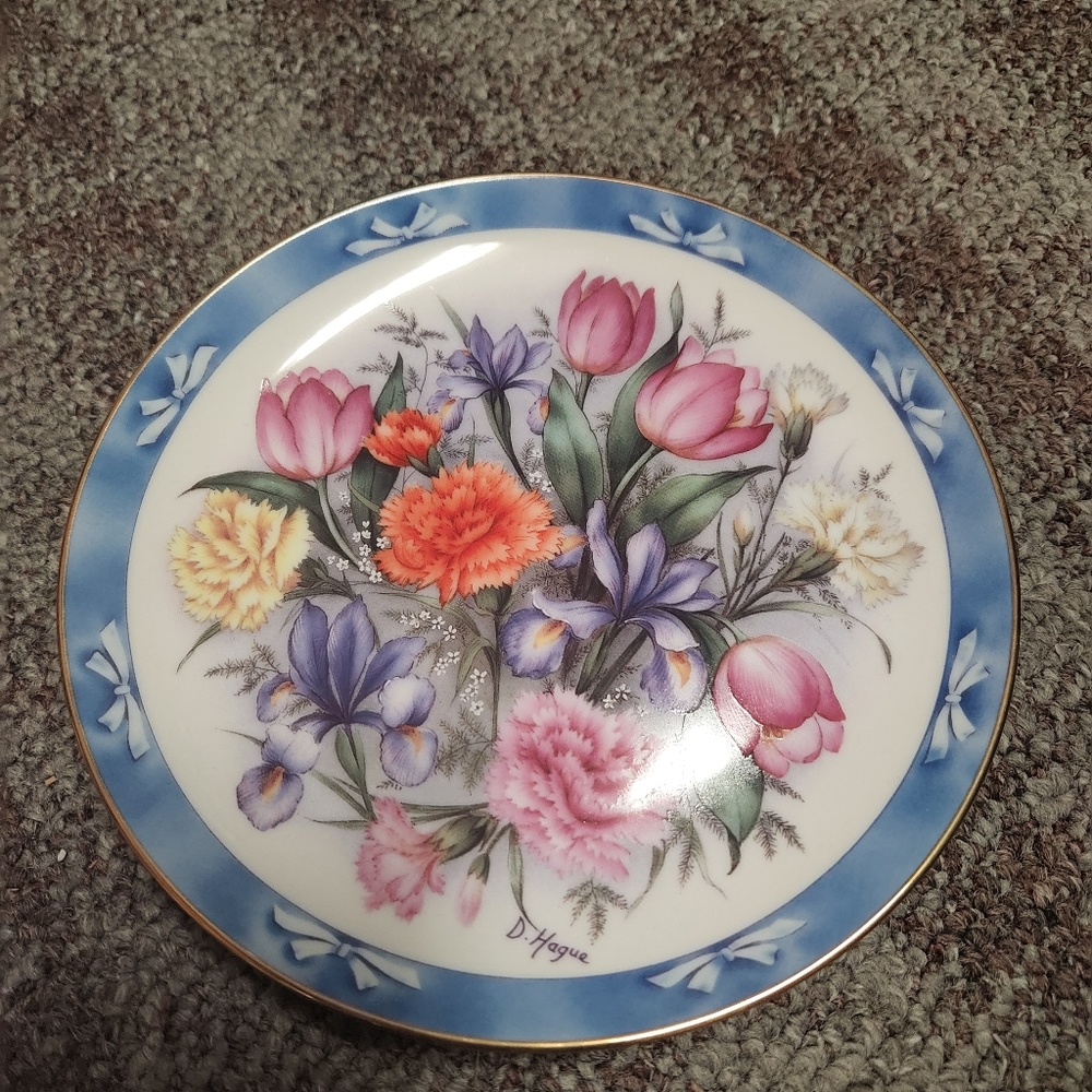 Flowers of Holland plate - Danbury Mint